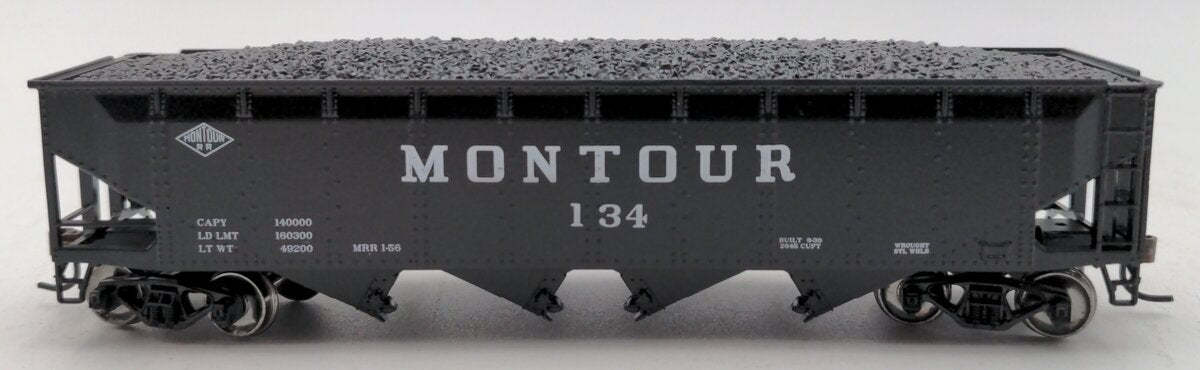 MTH 80-75020 Montour HO Scale 75-Ton Quadruple Hopper Car #134
