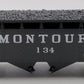 MTH 80-75020 Montour HO Scale 75-Ton Quadruple Hopper Car #134