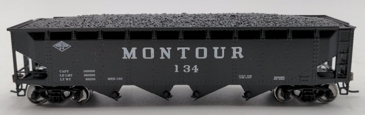 MTH 80-75020 Montour HO Scale 75-Ton Quadruple Hopper Car #134