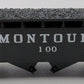 MTH 80-75018 Montour HO Scale 70-Ton Quadruple Hopper Car #100