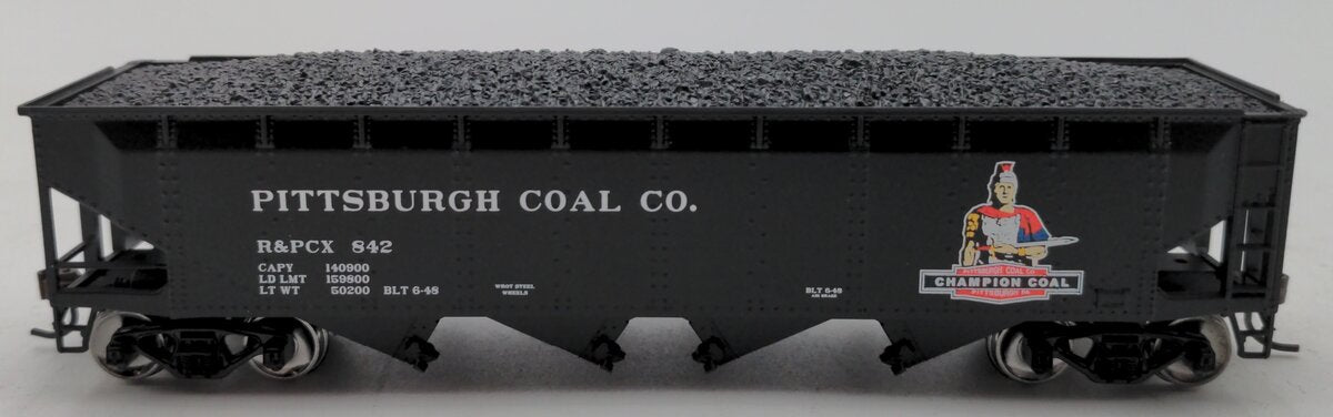 MTH 81-75006 Pittsburgh Coal Company HO Scale 70-Ton Quadruple Hopper Car