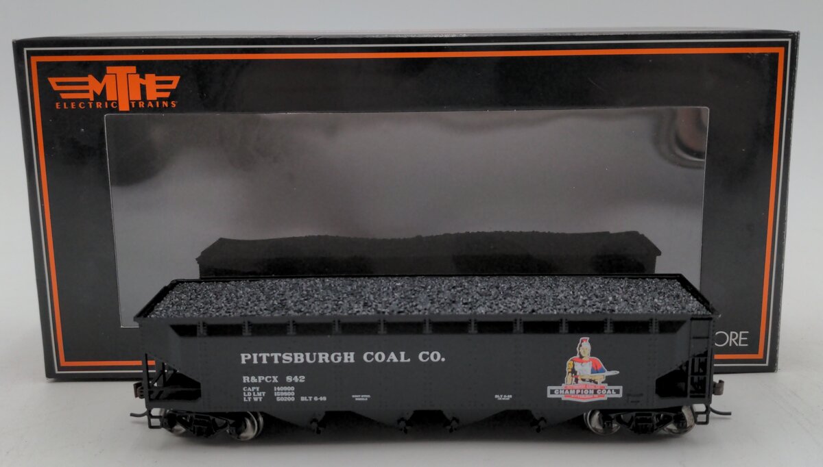 MTH 81-75006 Pittsburgh Coal Company HO Scale 70-Ton Quadruple Hopper Car