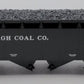MTH 81-75006 Pittsburgh Coal Company HO Scale 70-Ton Quadruple Hopper Car