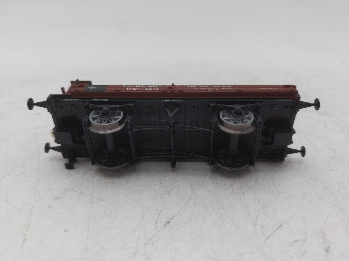 Brawa 48006 HO German Imperial Railway Flatcar #7328 EX/Box – Trainz