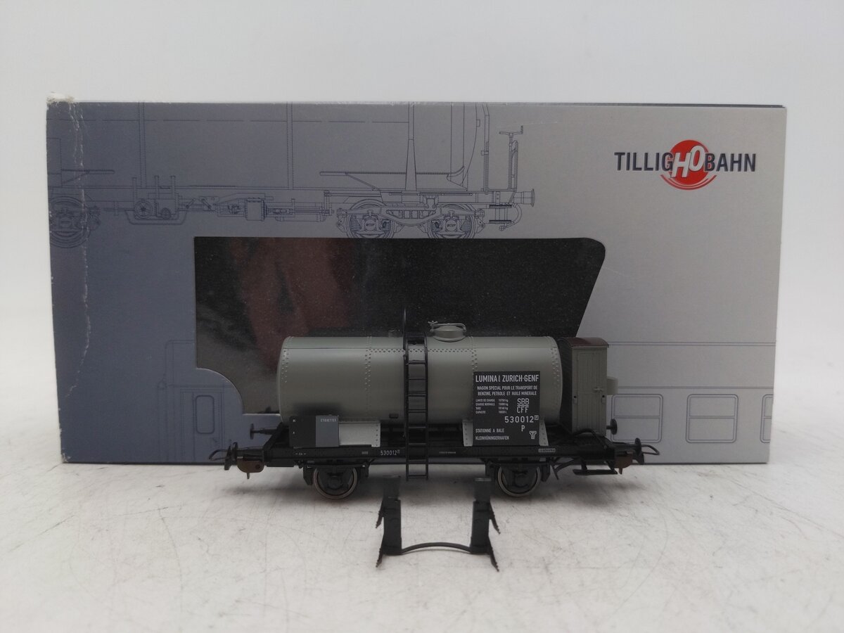 Tillig 77017 HO Swiss Federal Railways Tank Car #530012 EX/Box