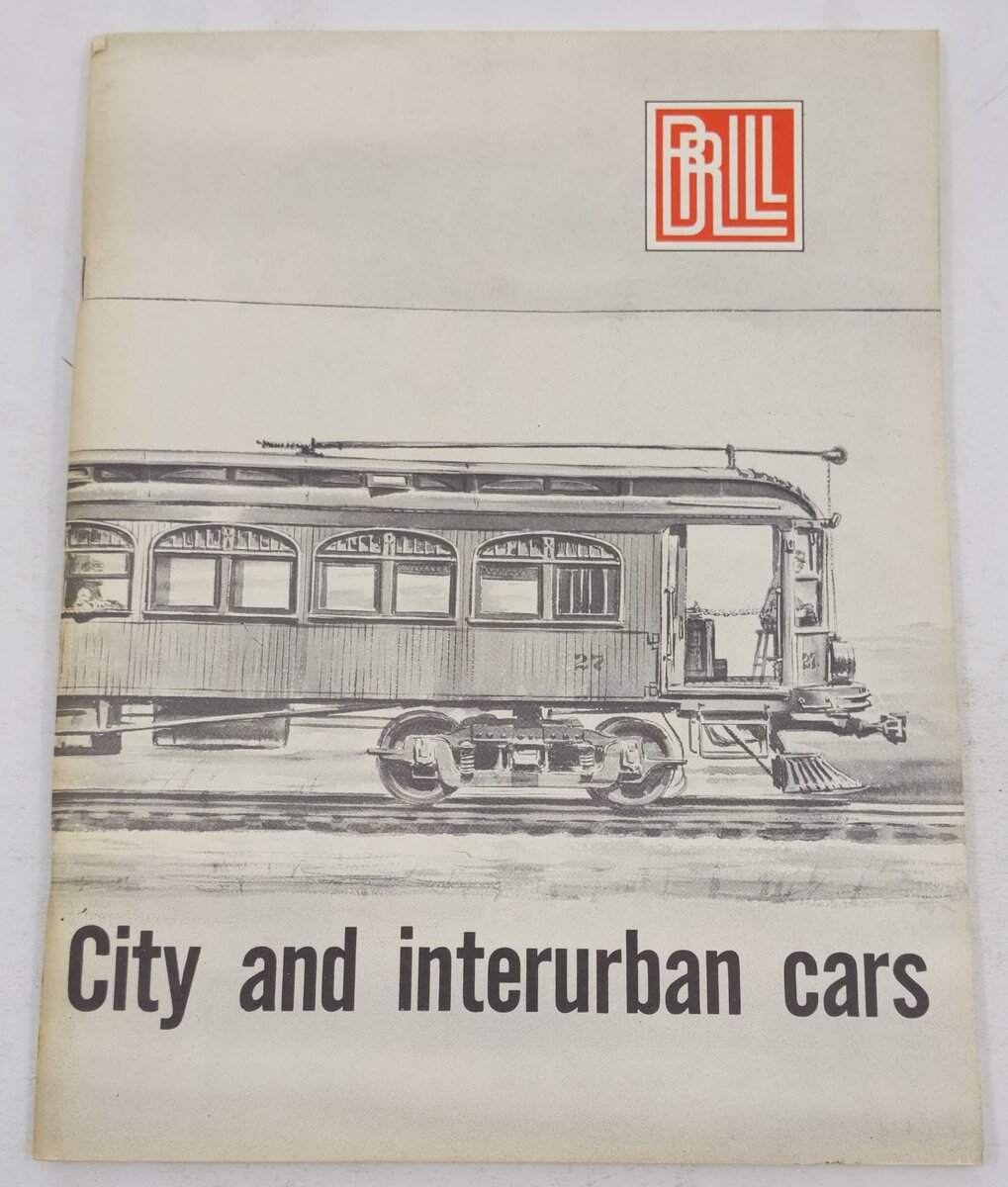 City and Interurban Cars Paperback Book By J.G. Brill Company VG