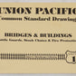 Union Pacific Common Standard Drawings, Vol.1 Paperback Book EX