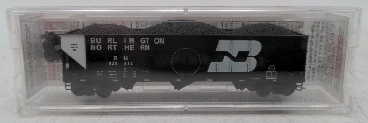 Micro-Trains 10800110 N BN 100-Ton 3-Bay Rib Side Open Hopper w/Load #528932 LN/Box