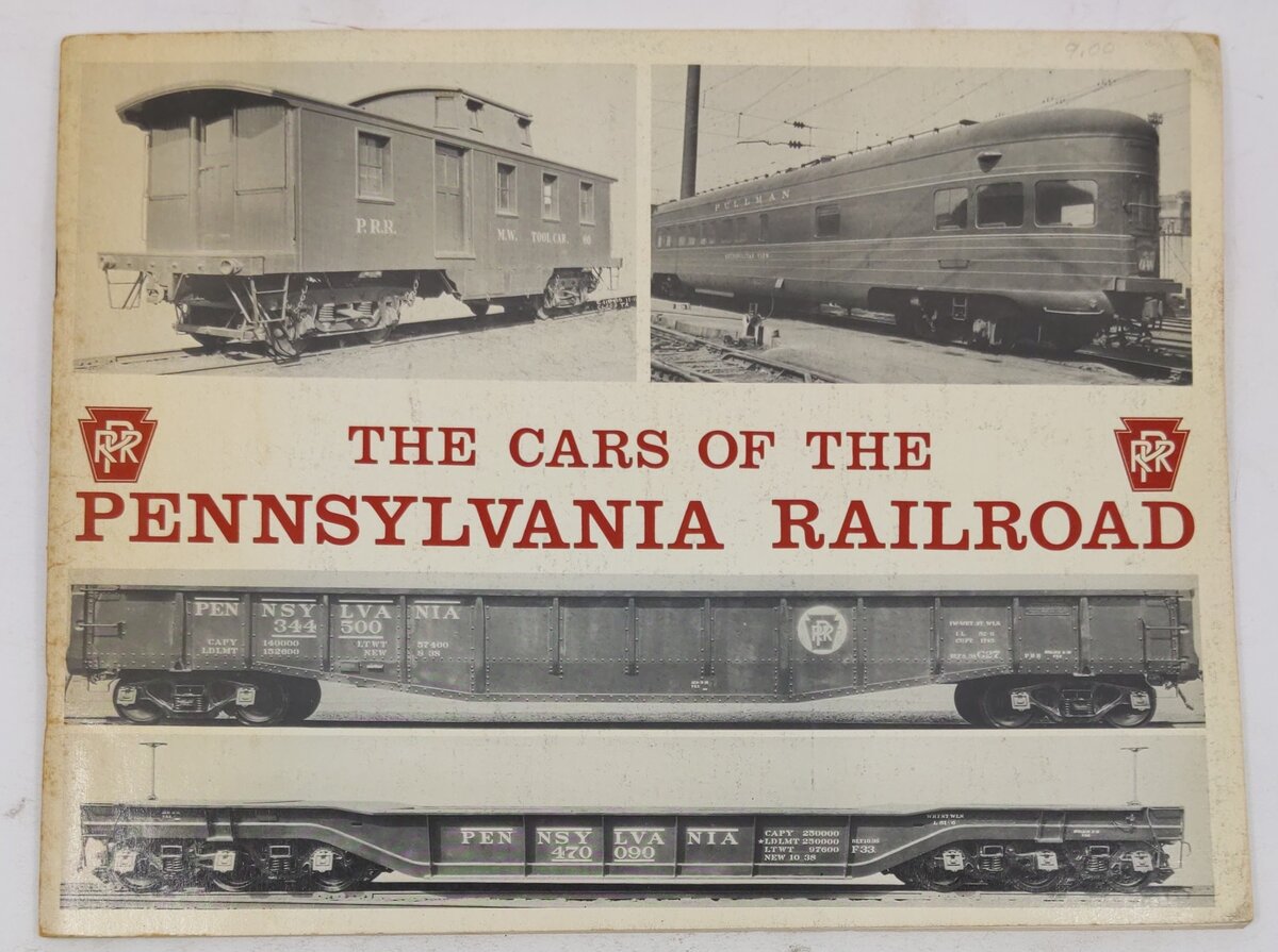 The Cars of the Pennsylvania Railroad Paperback Book By Robert J. Wayner VG