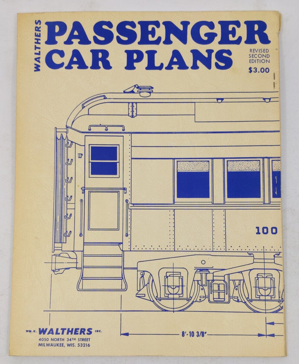 Walthers: Passenger Car Plans Paperback Book By Bruce Walthers VG
