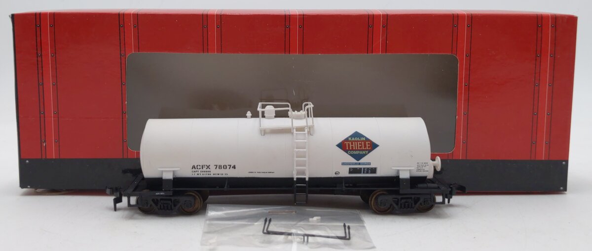 Atlas 1704 A HO Thiele Kaolin Co. Tank Car ACFX #78074