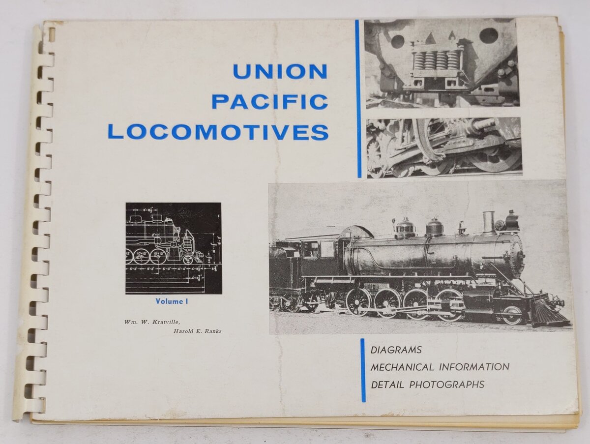 Union Pacific Locomotives Vol.1  Paperback By Wm. W. Kratville, Harold E. Ranks VG