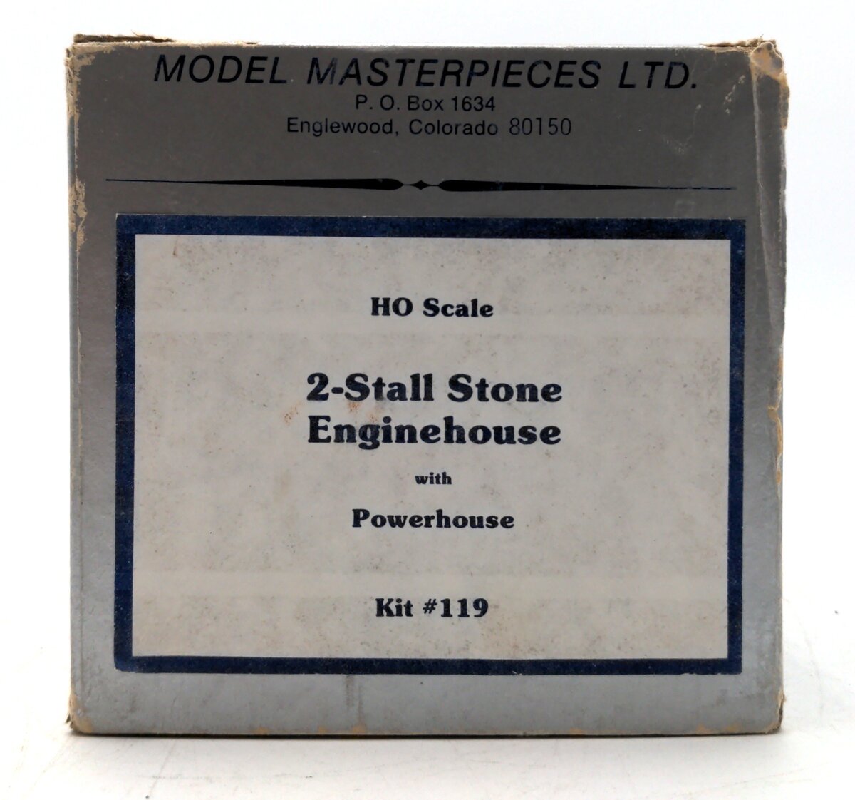 Model Masterpieces 119 HO 2-Stall Stone Engine House Kit VG/Box