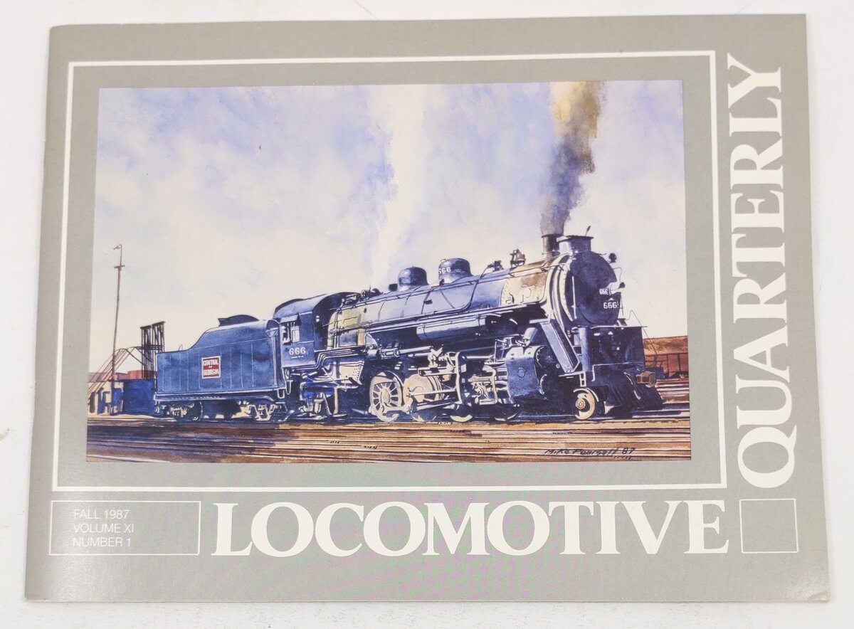 Locomotive Quarterly 1987 Fall Vol.11 No.1 Paperback Book EX