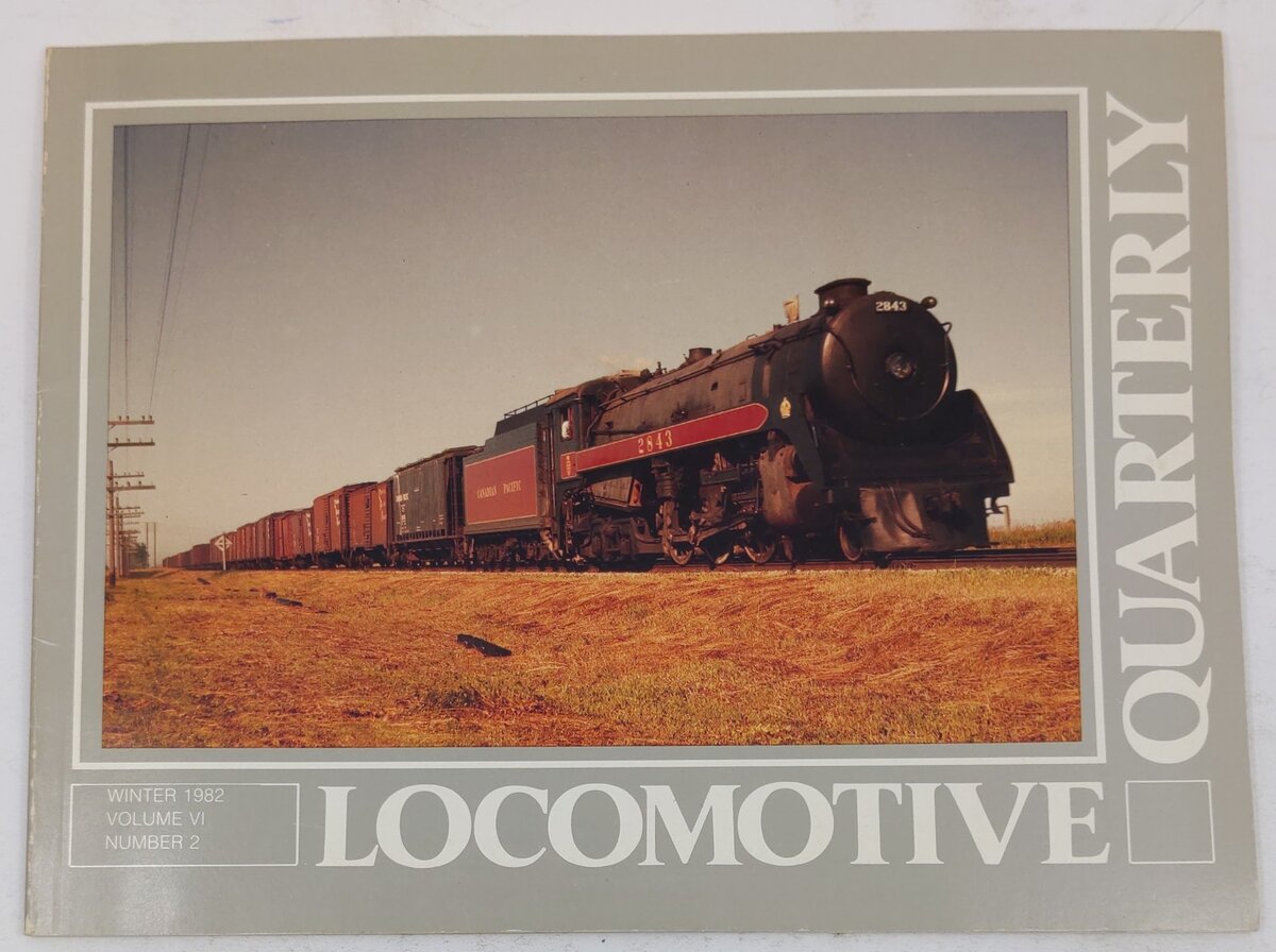 Locomotive Quarterly: Winter 1982, Vol. VI No.2 Paperback Book EX