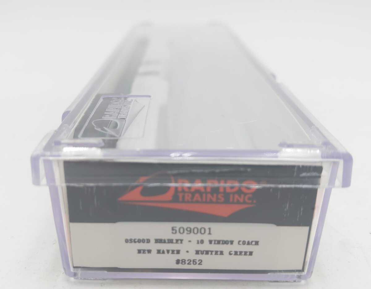 Rapido 509001 N New Haven Osgood Bradley 10 Window Coach #8252