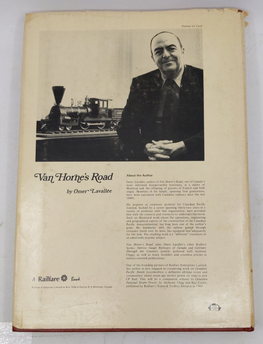 Van Hornes road Hardcover Book By Omer Lavallee VG