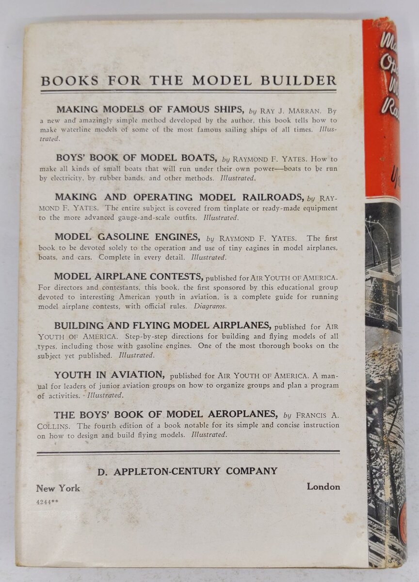 Making and operating model railroads, Hardcover Book By Raymond F. Yates VG