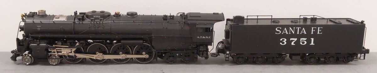 3rd Rail 3751 O Gauge BRASS Santa Fe 4-8-4 Steam Locomotive #3751