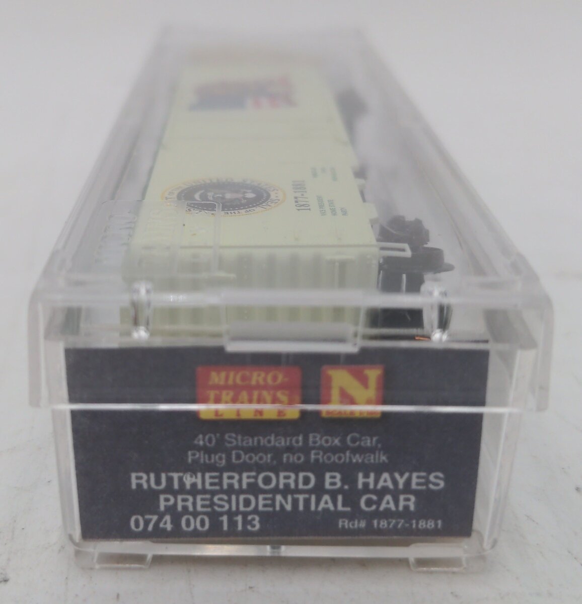 Micro-Trains 07400113 N Rutherford B. Hayes 40' Plug Door Boxcar #1877-1881 LN/Box