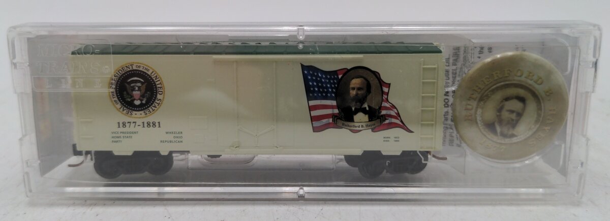Micro-Trains 07400113 N Rutherford B. Hayes 40' Plug Door Boxcar #1877-1881 LN/Box