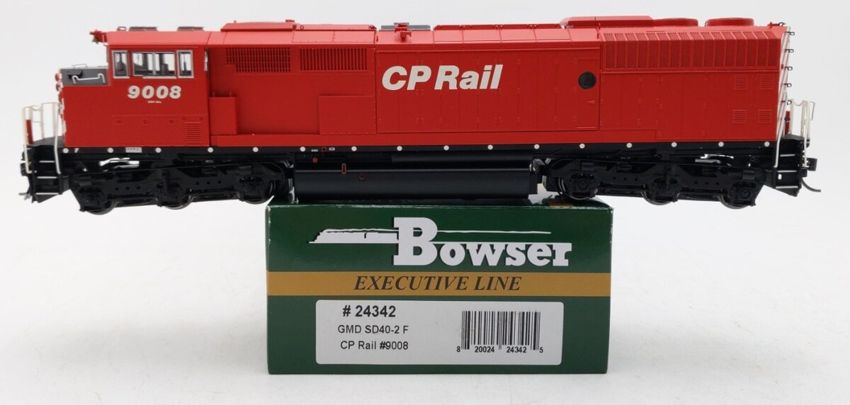 Bowser 24342 HO Scale Canadian Pacific SD40-2F Diesel Locomotive #9008