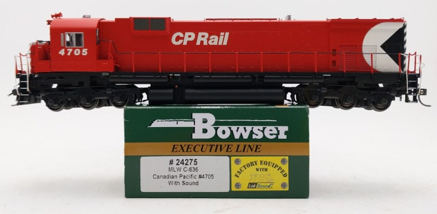 Bowser 24275 HO Canadian Pacific Rail MLW M636 Diesel Loco Sound/DCC #4705