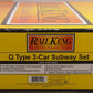 MTH 30-2759-1 O New York Transit Q Type Subway Set w/Proto-Sound 2.0 (Set of 3)