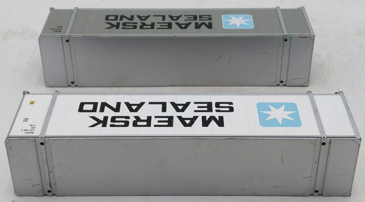 MTH 30-76320 Maersk Husky Stack Car V2 EX/Box