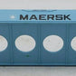 MTH 30-76320 Maersk Husky Stack Car V2 EX/Box