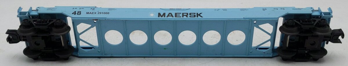 MTH 30-76320 Maersk Husky Stack Car V2 EX/Box