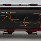 MTH 30-75275 O New York Ontario & Western 4-Bay Cylindrical Hopper Car #1880