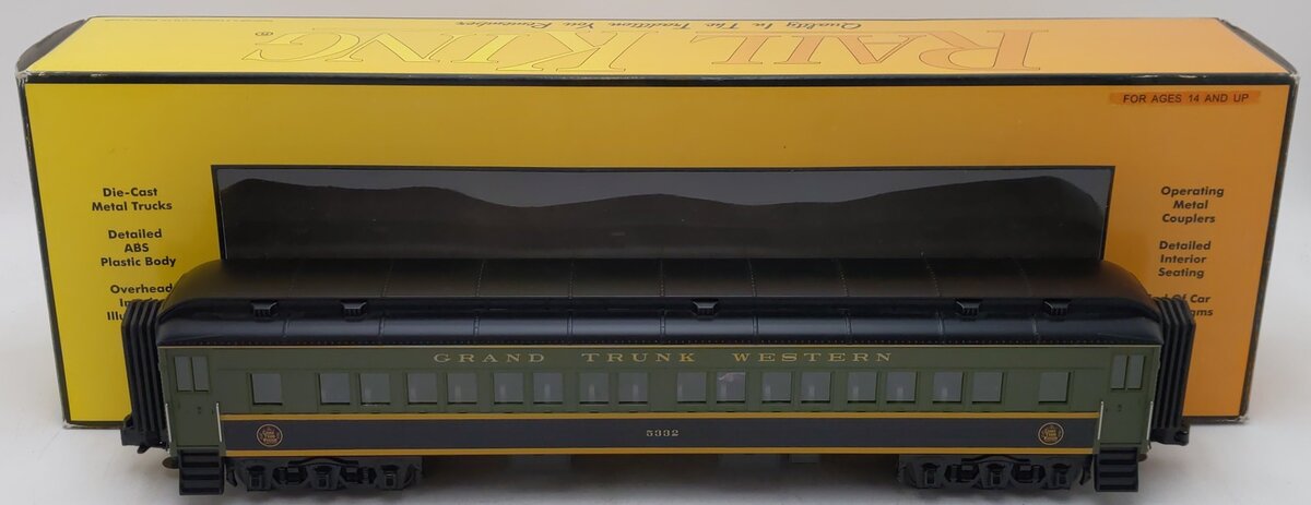 MTH 30-69072 Grand Trunk Western 60’ Madison Coach Car V2