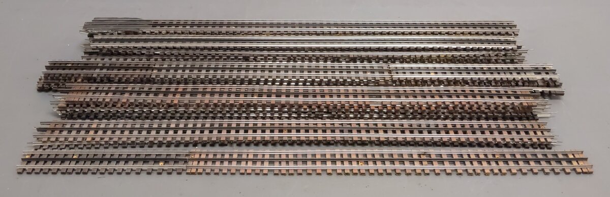 Gargraves Assorted O Gauge Straight Track Sections (3-Rail) [21] VG