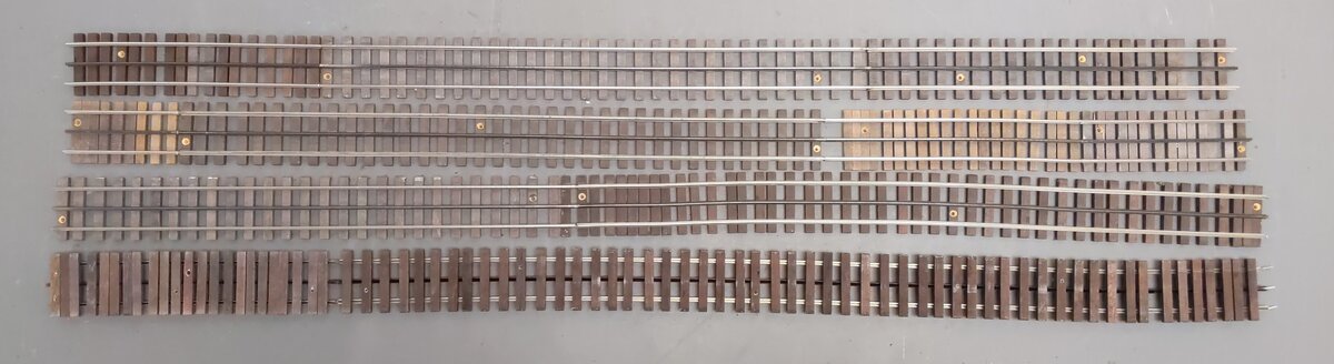 Gargraves Assorted O Gauge Straight Track Sections (3-Rail) [21] VG