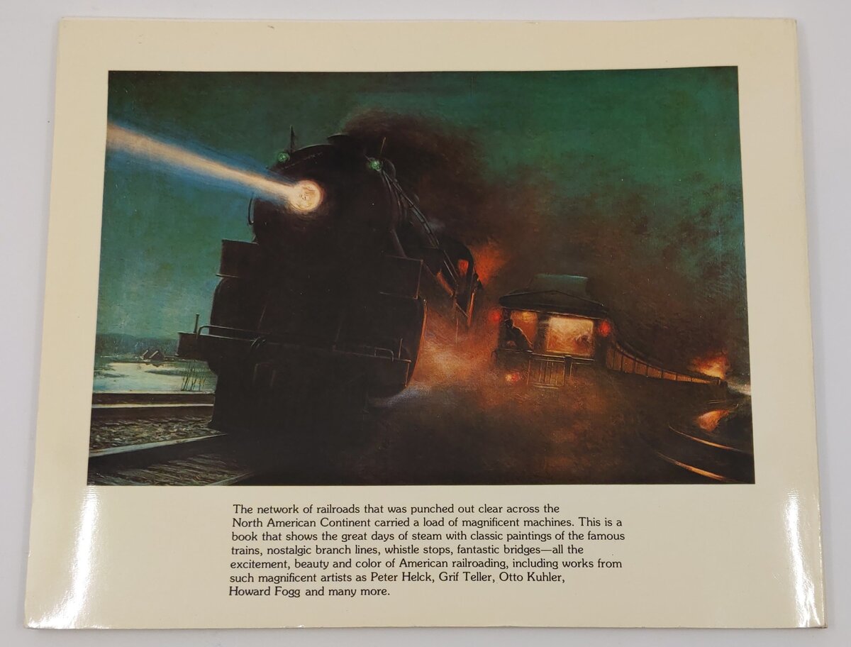 Great Railroad Paintings Paperback Book By Robert Goldsborough VG