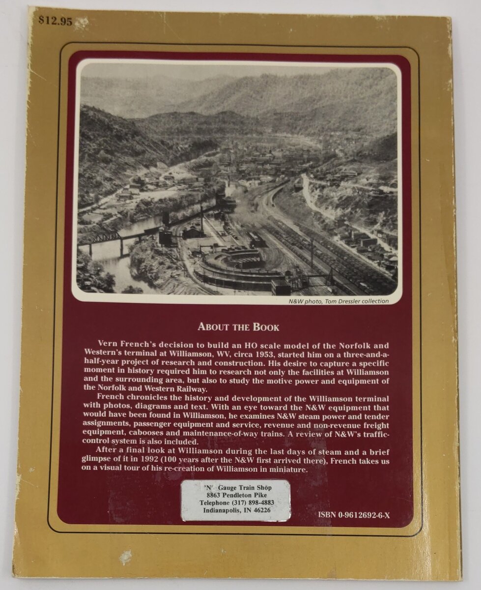 Model Railroading's Guide to the Norfolk & Western Railway Paperback Book VG