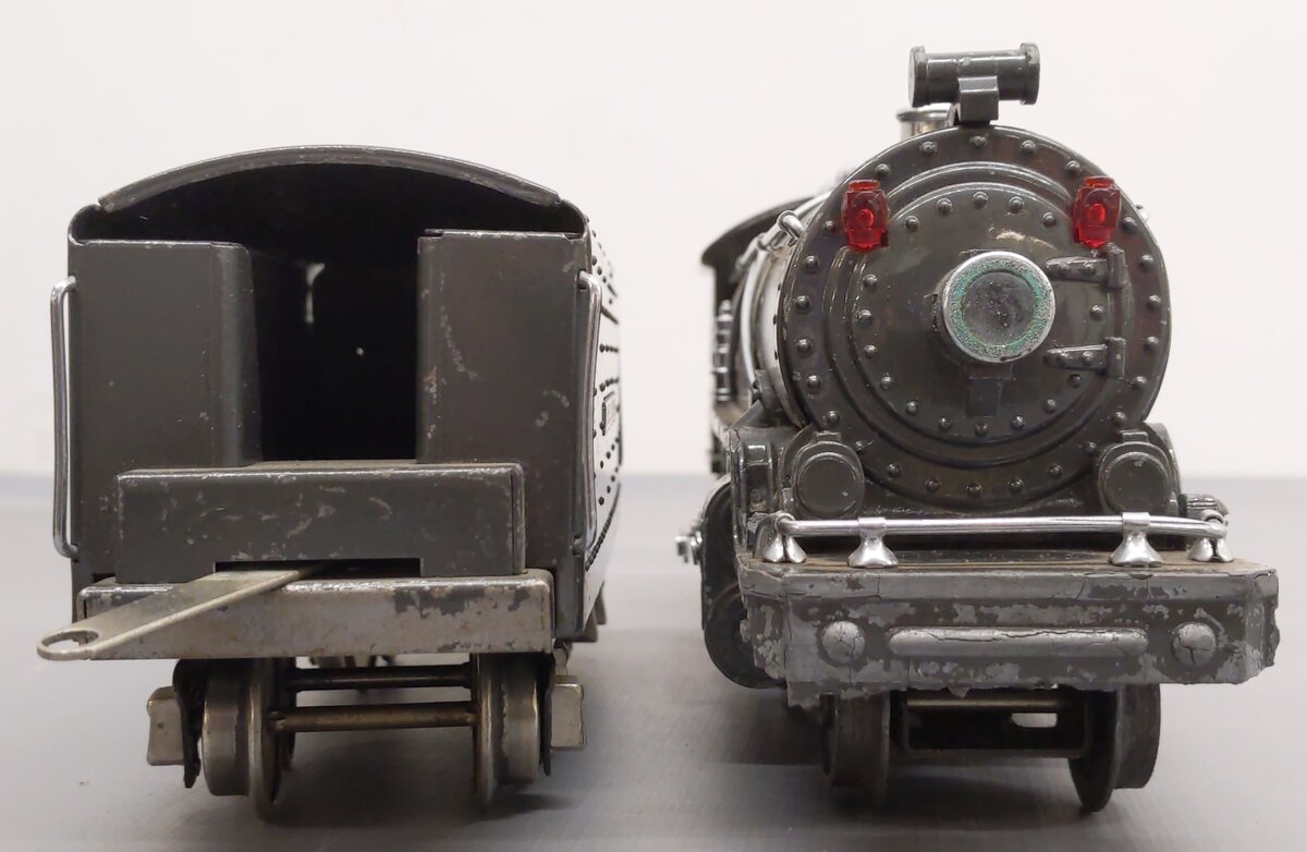 Lionel 249E Vintage O 2-4-2 Tinplate Steam Locomotive w/ 265T Tender- Repainted