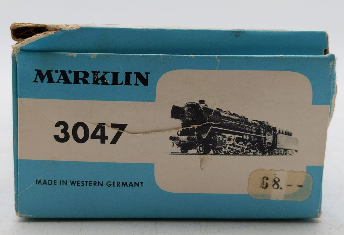 Marklin 3047 HO BR 44 Heavy Goods 2-10-0 Steam Locomotive & Tender #44690 EX/Box