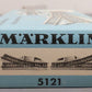 Marklin 5121 HO Scale Manual Left & Right Hand Switch Turnout Pair (Pack of 2) EX/Box