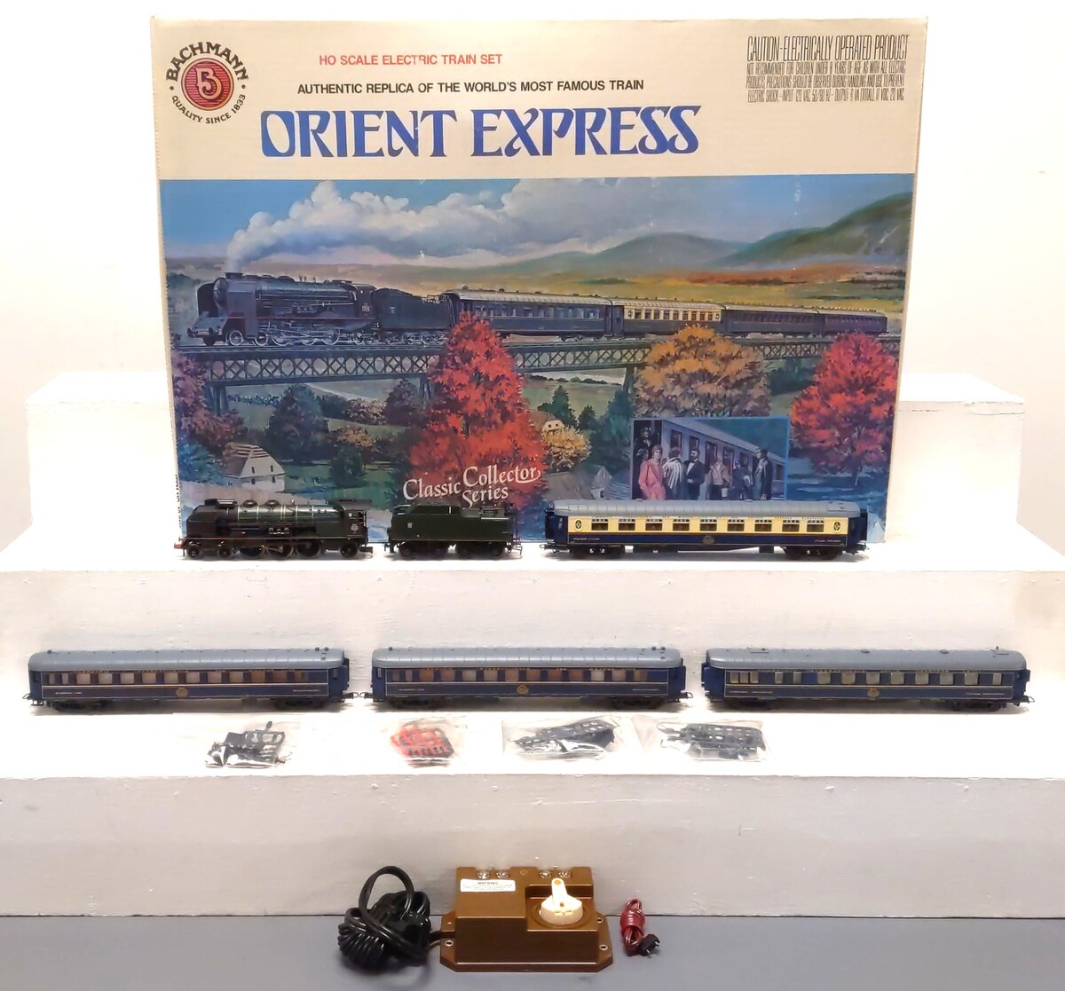 Bachmann 40-0185 HO Scale The Orient Express HO Gauge Steam Train Set EX/Box