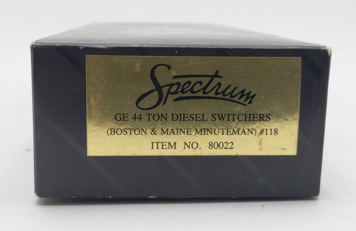 Spectrum 80022 HO Scale Boston & Maine Minuteman GE44 Ton Diesel Switcher EX/Box