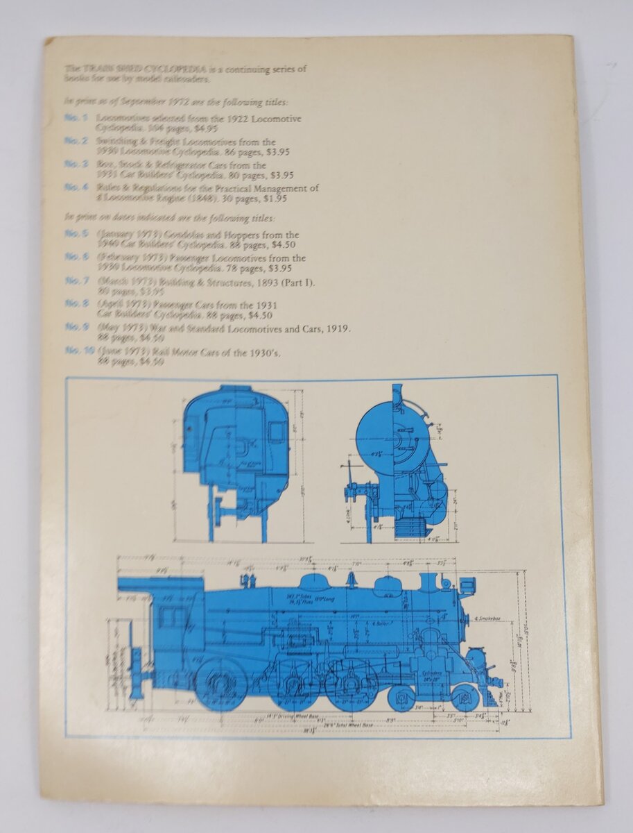 Train Shed Cyclopedia No.6 Paperback Book By Newton K. Gregg EX