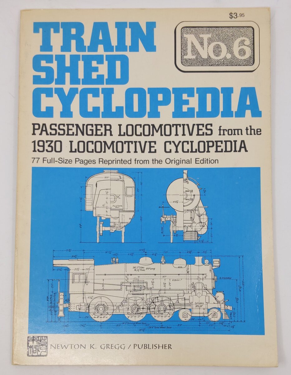 Train Shed Cyclopedia No.6 Paperback Book By Newton K. Gregg EX