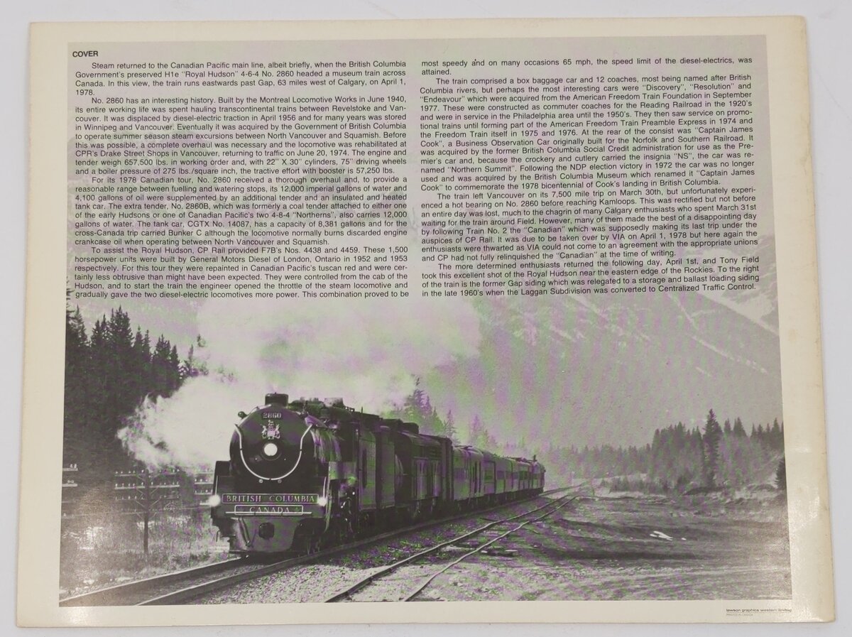 Canadian Pacific In the Rockies Volume 2 Paperback Book By D. M. Bain EX