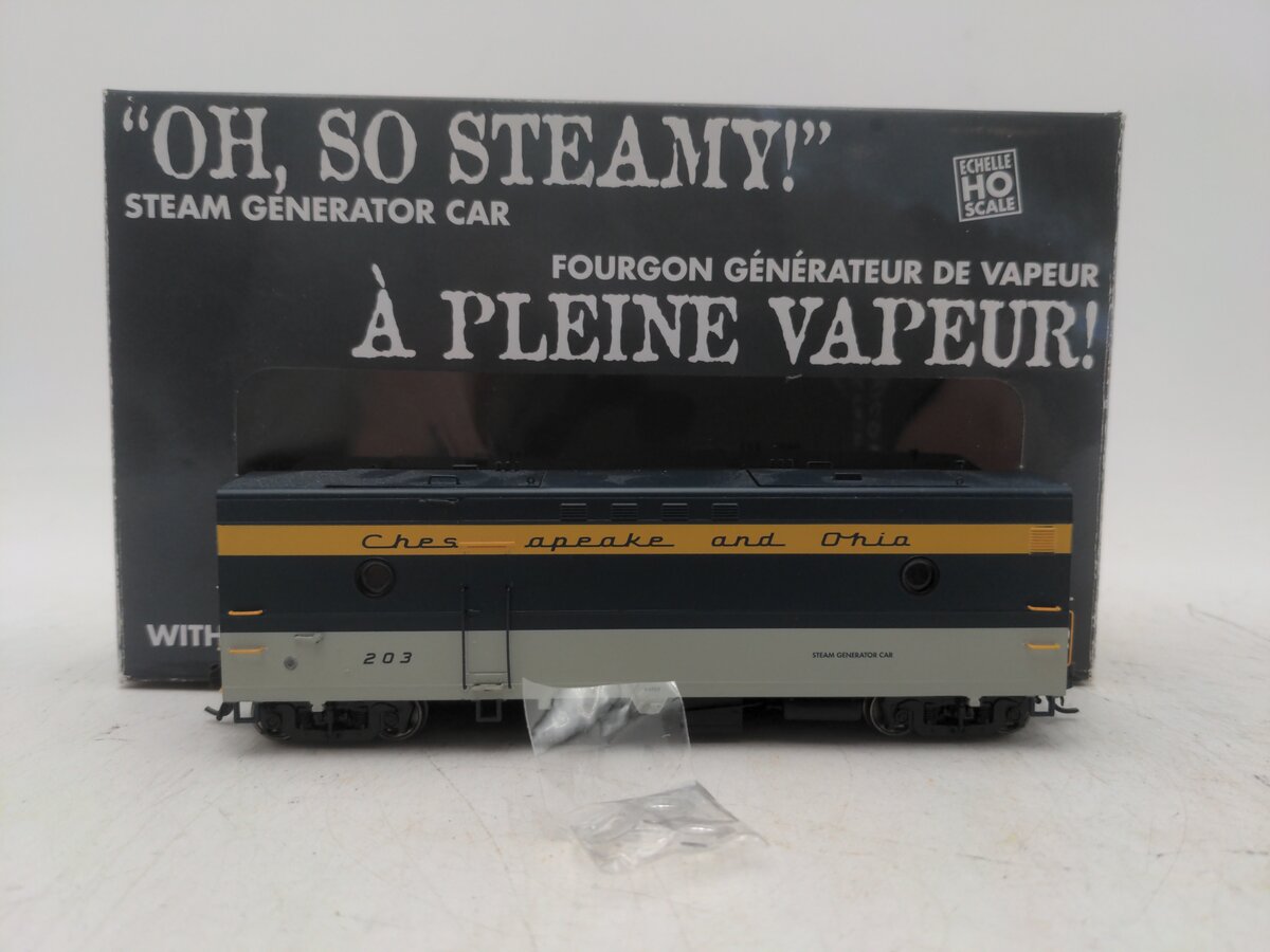 Rapido Trains 107126 HO Chesapeake & Ohio Steam Generator Car #203