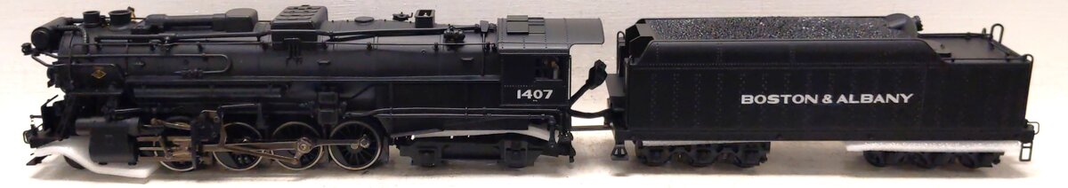 K-Line K3670-1407CC O Boston & Albany 2-8-4 Berkshire Steam Locomotive #1407 LN/Box