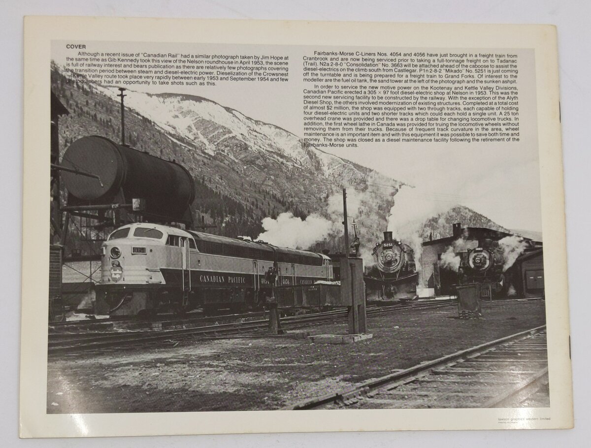 Canadian Pacific In The Rockies Vol.5 Paperback Book By D. M Bain EX