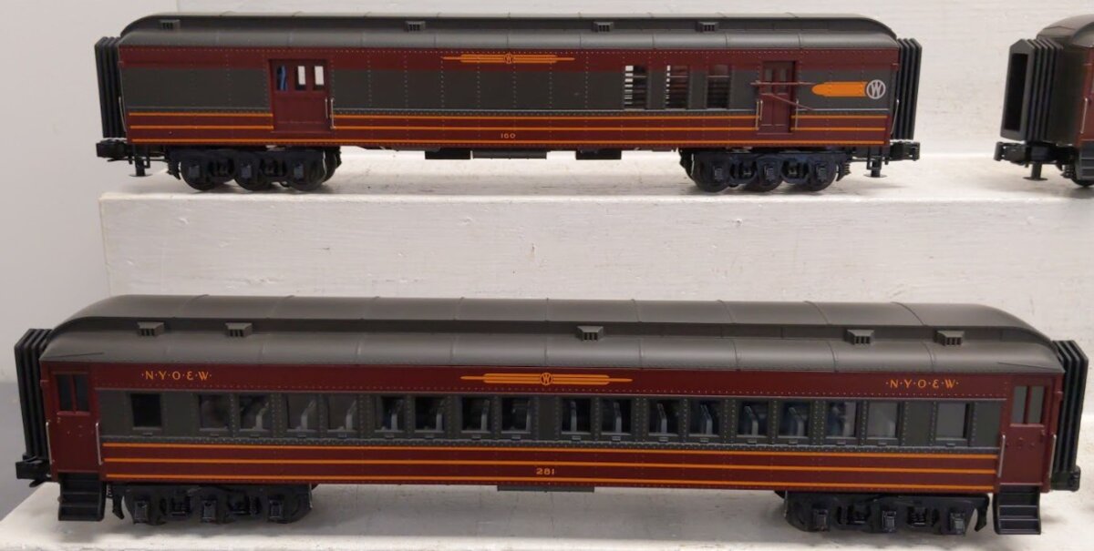 MTH 30-69191 O Gauge New York Ontario & Western 60' Madison Passenger Set
