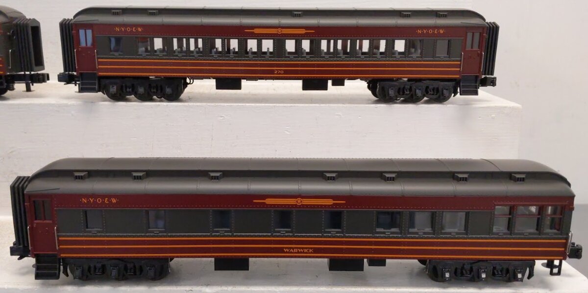 MTH 30-69191 O Gauge New York Ontario & Western 60' Madison Passenger Set